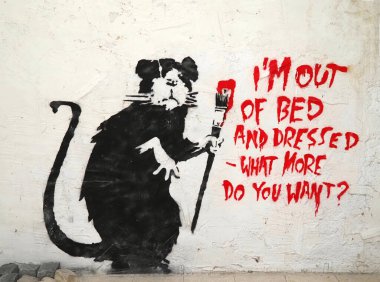Lizbon 'daki Banksy Müzesi' nde veya Museu Banksy 'de.