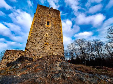 Çek Cumhuriyeti 'ndeki eski Radyne Kalesi.