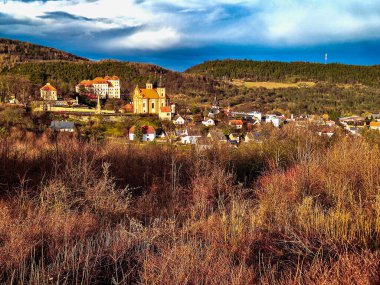 Çek Cumhuriyeti Valec 'te sonbahar manzarası