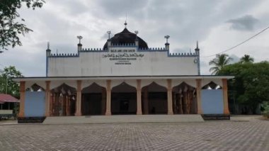 Aceh, Endonezya - Januari 07, 2024: Endonezya Jamik Büyük Camii Lueng Daneun bireun,