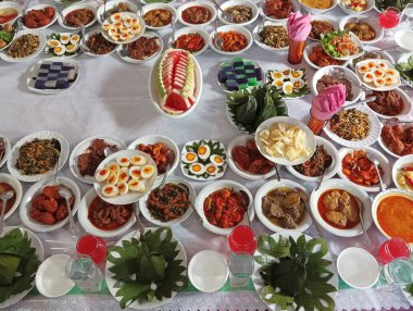 Endonezya Tabakları Varyasyonuyla Yayılmış Bir Tablo