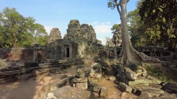 Banteay Kdei Tempel Angkor Cambodja — Stockvideo