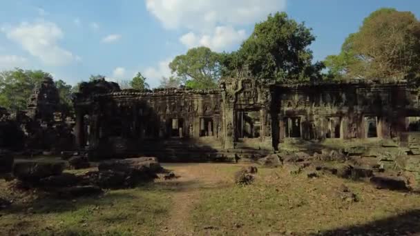 Banteay Kdei Templo Angkor Camboja — Vídeo de Stock