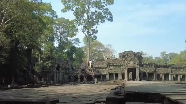Tempel Banteay Kdei Angkor Kambodscha — Stockvideo
