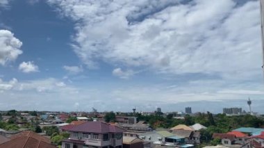 Samut Prakan, Tayland 'daki dairemin gökyüzü manzarası