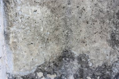 Küflü desenli orijinal beton duvarın fotografik arkaplan dokusu. Eski alçı