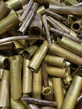 Bakır tüpten fırlamış portre görüntüsü. Yüksek kalite fotoğraf