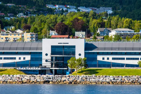 Molde Norvégia 2023 Július Közelkép Aker Stadionról Molde Labdarúgó Csapat — Stock Fotó