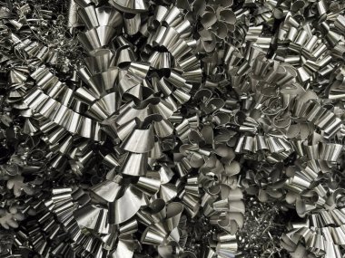 Inconel dönüşleri nikel içeriği için geri dönüştürülmeye hazır. Yüksek kalite fotoğraf