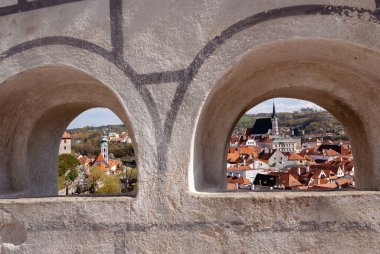 Krumlov bir. Yüksek kalite fotoğraf