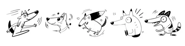 Çizgi filmdeki komik köpeğin çizimi..