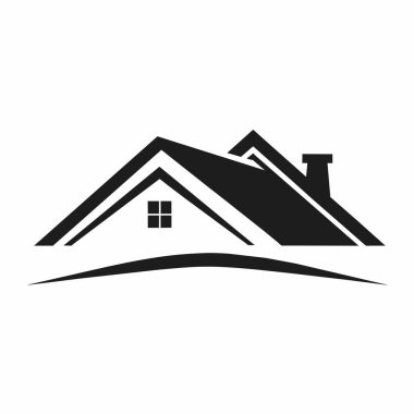 ev simgesi logo şablonu vektör tasarımı