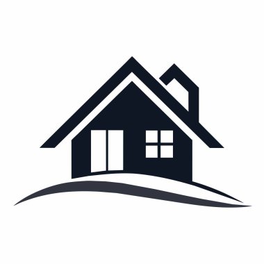 house logo vektör çizim şablonu