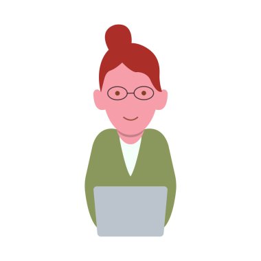 Basit modern serbest konsept girişimci vektör illüstrasyonu