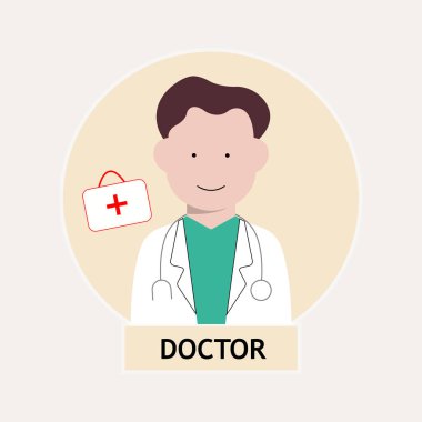 simgeler logo vektör illüstrasyon konsepti karakter mesleği basit ve renkli avatar sembolleri koleksiyonu