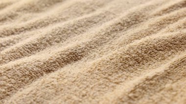 Kum dokusu arka planı. plaj, okyanus, deniz arka planı, üst manzara