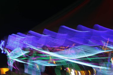 Renkli ışıklarla soyut arkaplan