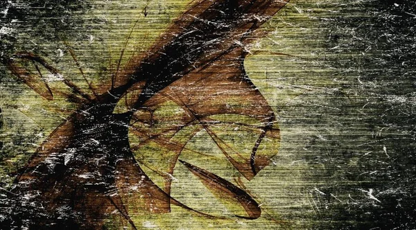 Абстрактные Иллюстрации Искусство Цвета Психоделических Фрактальных Спиральных Линий Органические Формы — стоковое фото