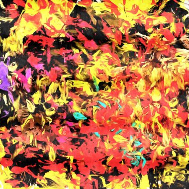 psychedelic arka plan renginden kaotik lekeleri fırça darbeleri farklı boyutlarda bulanık.