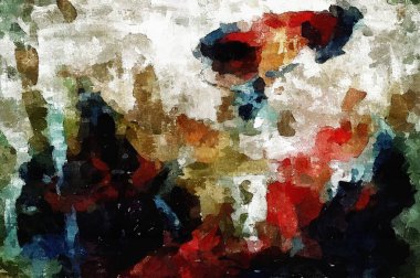 soyut grunge arkaplan grafiksel stilize boya lekelerinin dokulu tuval üzerinde