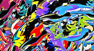 abstract background texture blurred chaotic brush strokes stylized watercolor paint/