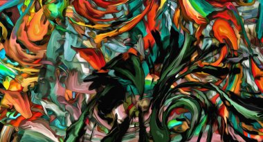 abstract background texture blurred chaotic brush strokes stylized watercolor paint/