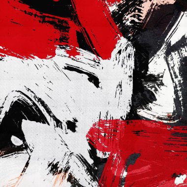 Abstract raster grunge background with blurred wavy smears of paint