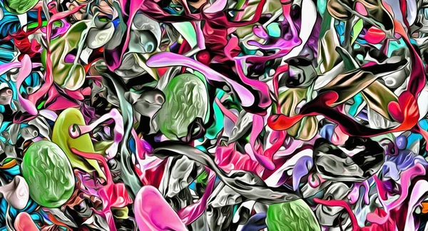 Абстрактна Текстура Тла Розмиті Хаотичні Мазки Пензля Стилізована Акварельна Фарба — стокове фото