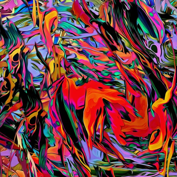 Abstrakcyjny Grunge Tło Grafika Stylizacja Teksturowane Płótno Chaotyczne Pociągnięcia Plamy — Zdjęcie stockowe