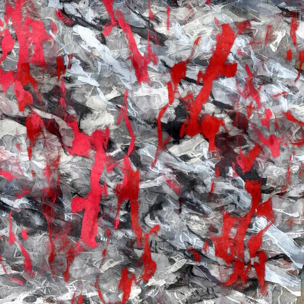 Elvont Grunge Háttér Grafika Stilizáció Texturált Vászon Kaotikus Stroke Festék — Stock Fotó