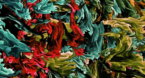 Абстрактна Текстура Тла Розмиті Хаотичні Мазки Пензля Стилізована Акварельна Фарба — стокове фото