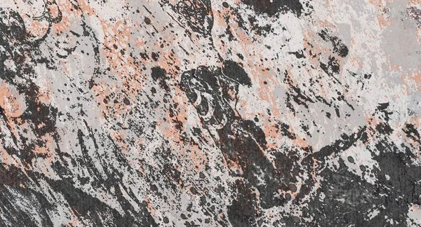 Абстрактный Растровый Гранж Фон Размытыми Волнистыми Мазками Краски — стоковое фото