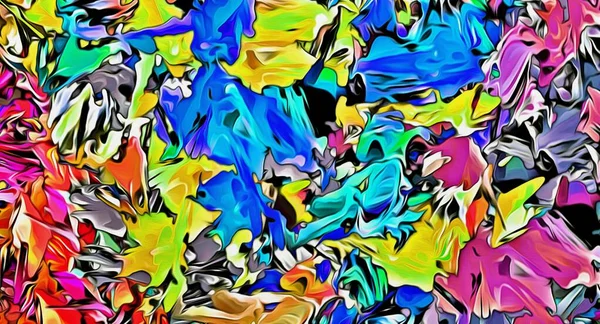 Абстрактная Текстура Фона Размыта Хаотичными Мазками Кисти Стилизованной Акварельной Краской — стоковое фото