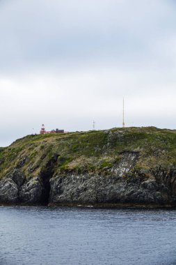 Yolcu gemisinden Cape Horn deniz fenerinin görüntüsü