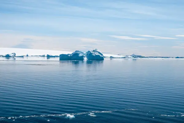 Antarktika Arkaplan Olarak Buz Kar Tepesi Adası Antarktika Yarımadası — Stok fotoğraf