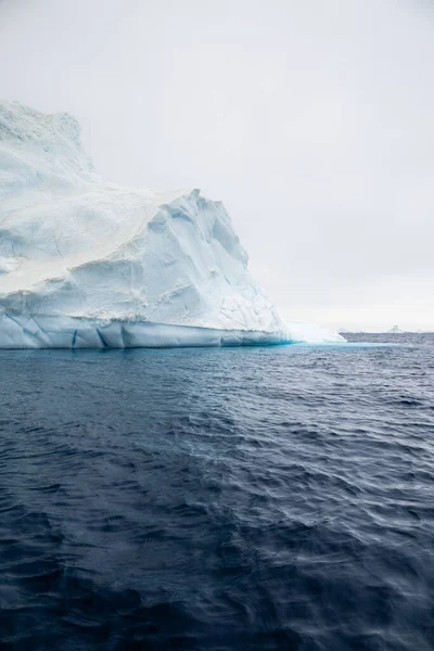 Tání Modrého Ledovce Weddellově Moři Polární Oblasti Antarktidy — Stock fotografie