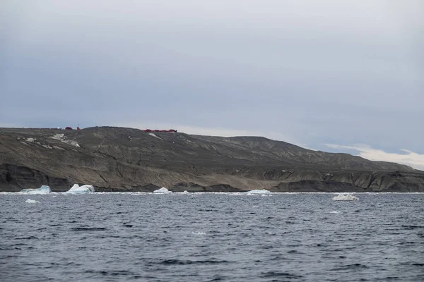 Base Marambio Estação Antártica Argentina Localizada Ilha Marambio Terra Graham — Fotografia de Stock