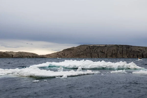 Πάγοι Λιώνουν Μπροστά Από Νησί Σίμουρ Θάλασσα Γουέντελ Την Ανταρκτική — Φωτογραφία Αρχείου