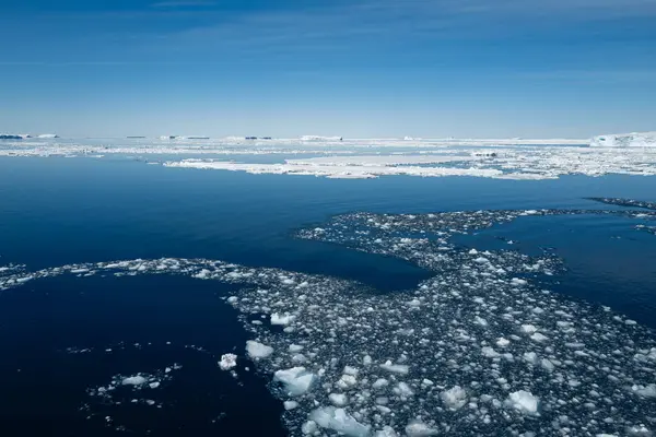 Ztráta Ledu Weddellově Moři Létě Ostrov Snow Hill Antarktický Poloostrov — Stock fotografie