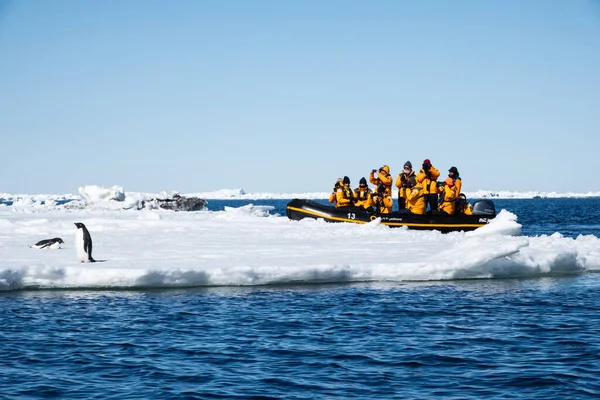 Snow Hill Island Antarctica December 2023 Quark Expeditions Tourists Taking — Stock Photo, Image