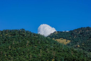 Dağların güzel manzarası
