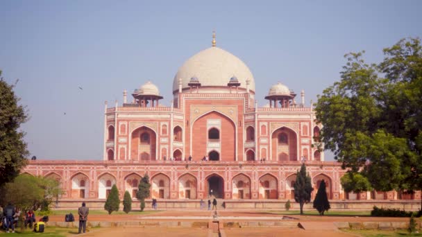 Humayun Tomb Delhi Ben — Stock videók