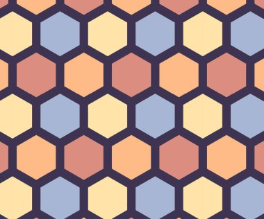 Kusursuz Çoklu Renkli Elmas Deseni