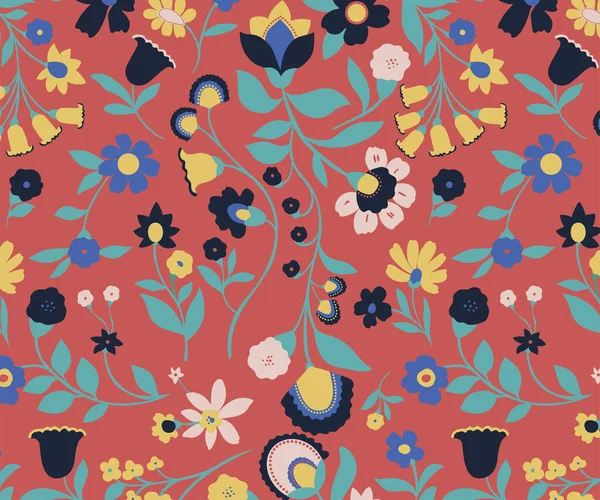 Botanik Tekrarlama Deseni Vektörü