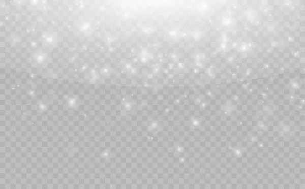 Bokeh Licht Licht Effect Achtergrond Kerstmis Gloeiende Licht Bokeh Confetti — Stockvector