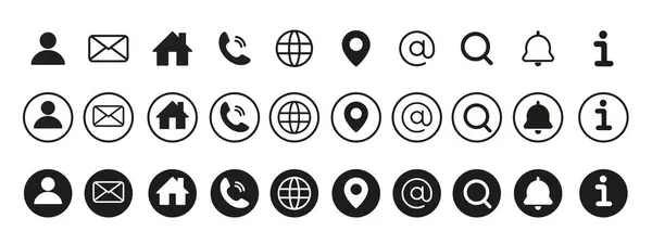 Bizimle kontak kur. Web simgeleri ayarlandı, ev, çağrı, e-posta, adres, dünya, sohbet, mesaj, konum, at, mail, zarf, telefon, bilgi, destek, arama, web sitesi, simge. ommunication kişi simgesi.