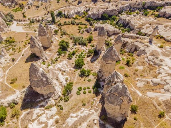 Formaciones Geológicas Únicas Valle Del Amor Capadocia Destino Popular Viajes — Foto de Stock
