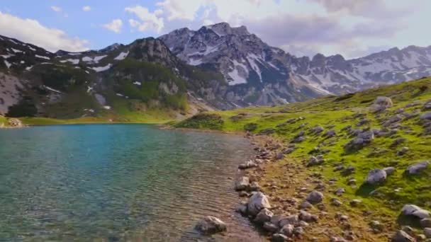 Stunning Drone Shot Captures Breathtaking Beauty Durmitor National Park Northern — Stockvideo