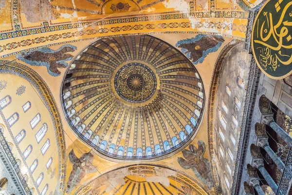 Hagia Sophia Hagia Sofia Всередині Аясофії Стамбулі Туреччині Візантійській Архітектурі — стокове фото