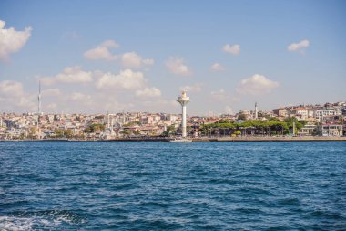 İstanbul, Türkiye 'de Boğaziçi trafik kontrol radarları. Türkiye.
